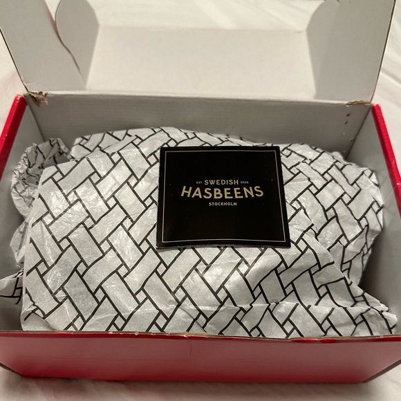 Swedish Hasbeens Clogs, Size 40 , Color Cognac - Picture 3 of 9